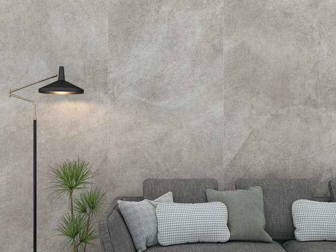 Płytka wielkoformatowa ścienno-podłogowa mat 120x260 6 mm imitacja kamienia szary