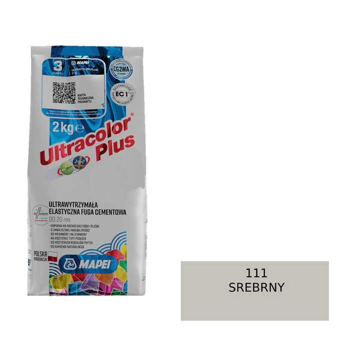 MAPEI Ultracolor Plus Fuga - 111 Silver 2 kg