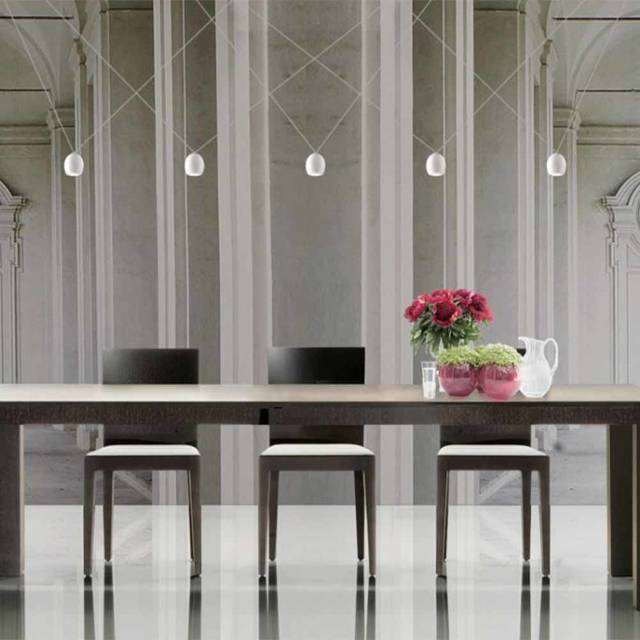 Systém 4 bílých lamp