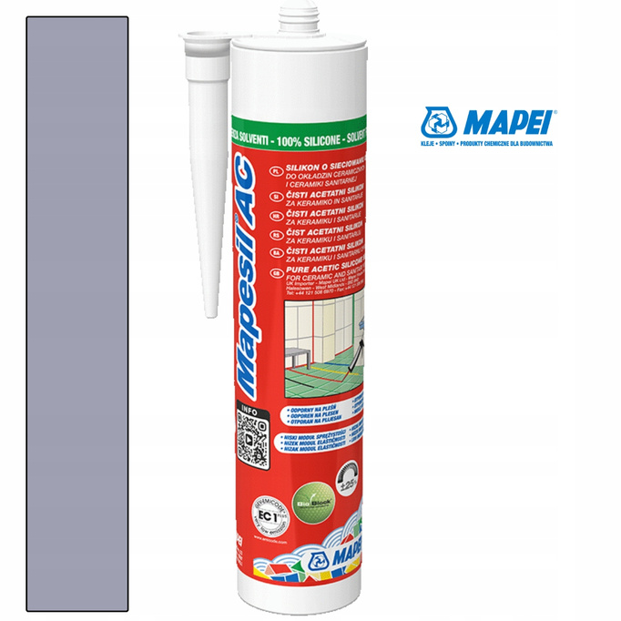 MAPEI silikon Mapesil AC 127 arktická šedá 310 ml