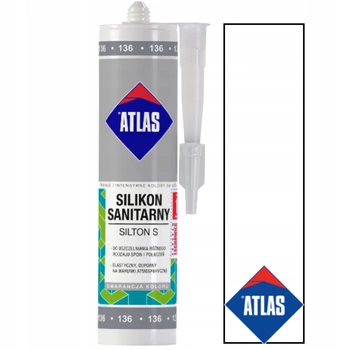 ATLAS SILIKON SILTON SANITARNY BEZBARWNY 000 280ml