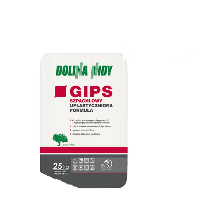 Gips szpachlowy Dolina Nidy 25kg