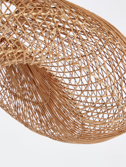 Lampa 81x56cm BOLZANO Kiana Rattan beżowy