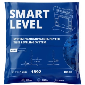 Kubala inteligentní klipy 1MM pro vyrovnávání dlaždic 100pcs 1892