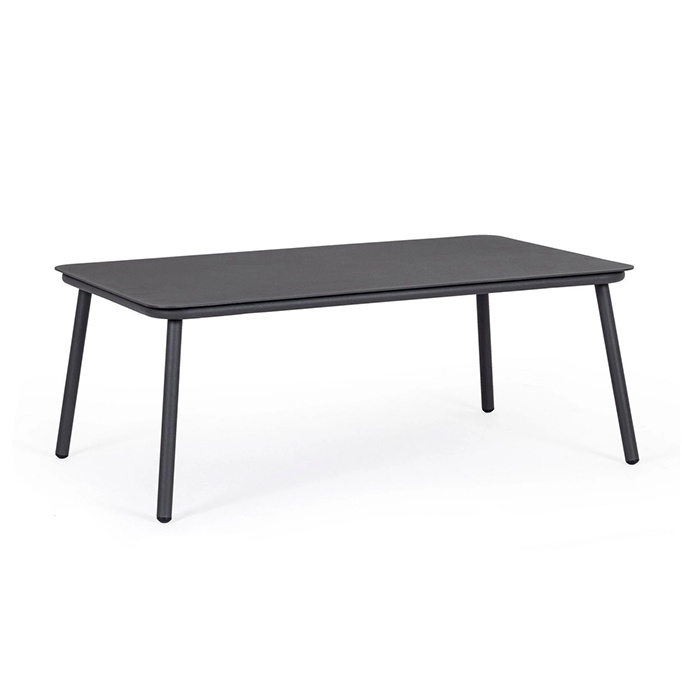 Stolik kawowy ogrodowy BOLZANO Sora antracyt 104 x 61 x 40,5 cm
