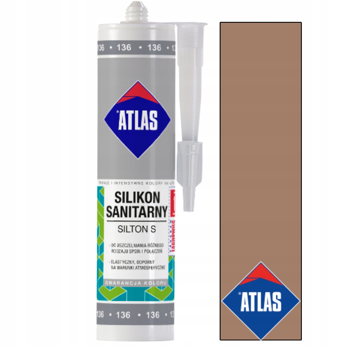 ATLAS SILIKON SILTON SANITARNY LATTE 207 280ml