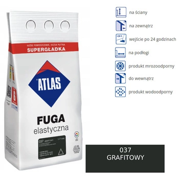 Flexibilní Atlas Fugue - 037 Graphite 5kg