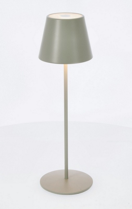 Lampa ogrodowa LED BOLZANO Etna H38 zielona metalowa 