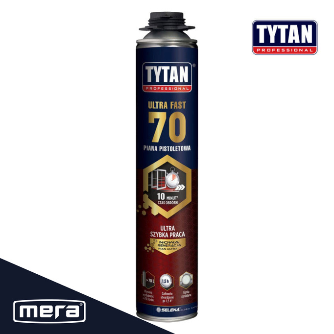 Piana montażowa pistoletowa niskoprężna ULTRA FAST 70 PROFESSIONAL 860ml