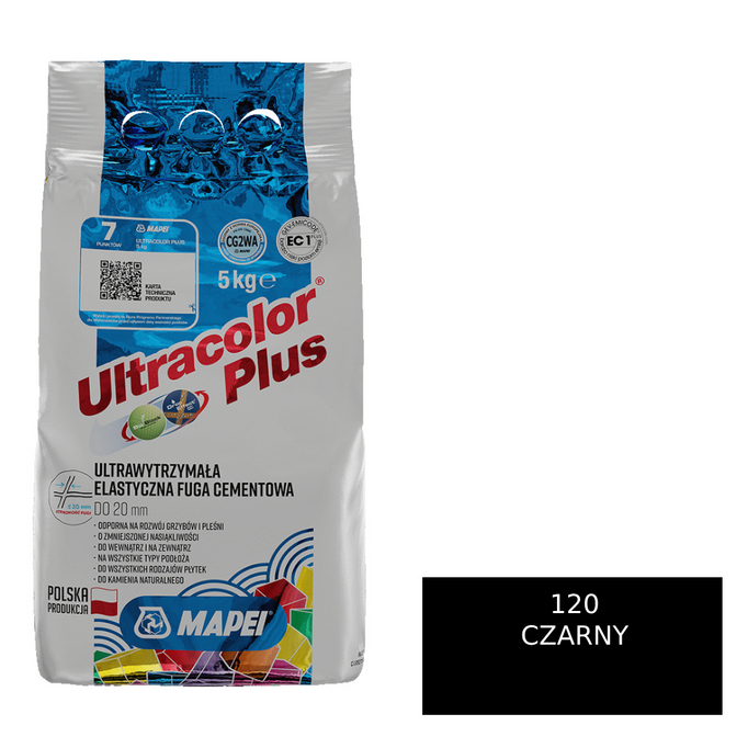 MAPEI Ultracolor Plus Fuga - 120 Černá 5 kg