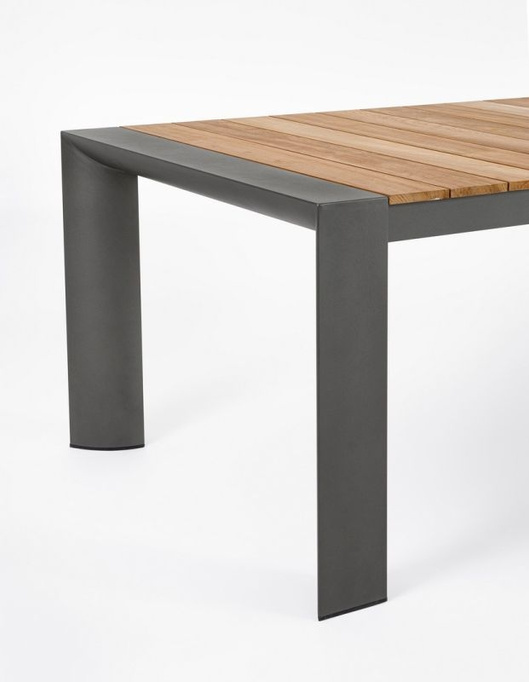 Stół rozkładany ogrodowy BOLZANO Carmine 228-294 cm antracyt