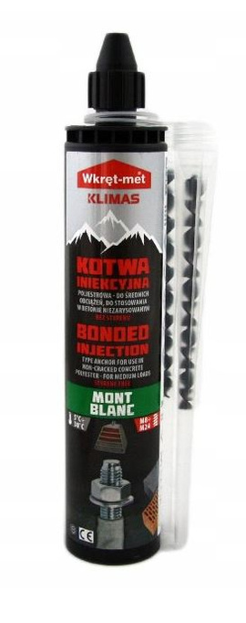 KOTWA CHEMICZNA poliestrowa Wkręt-Met 300ml MOT BLANC WCF-PESF