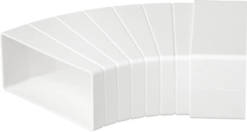 Horizontální koleno 45 ° kanál pł.110x55