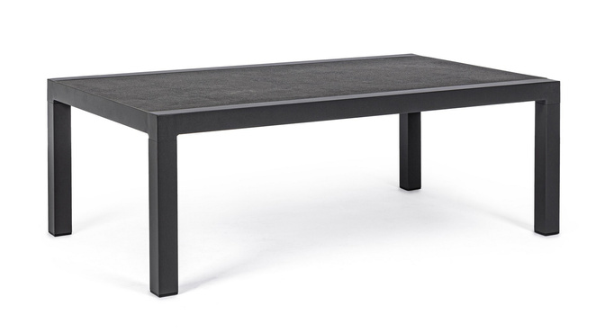 Stolik kawowy ogrodowy 120x70cm BOLZANO Kanva aluminum  antracyt