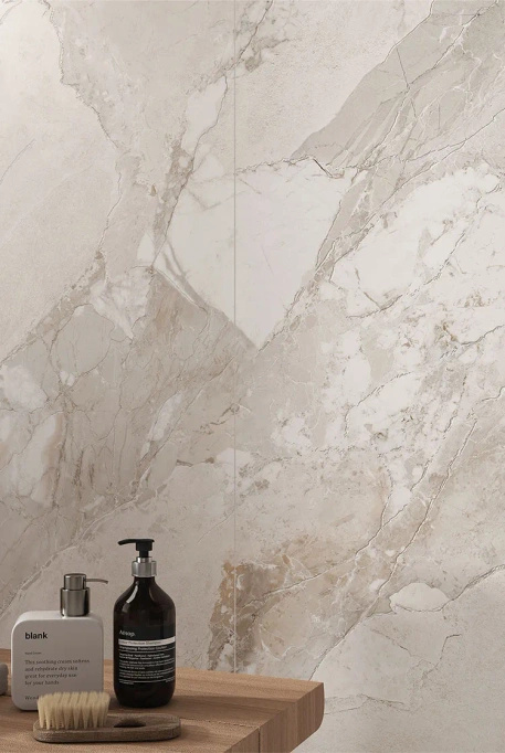 Płytka wielkoformatowa ścienno-podłogowa 120x280 6mm imitacja marmuru biały