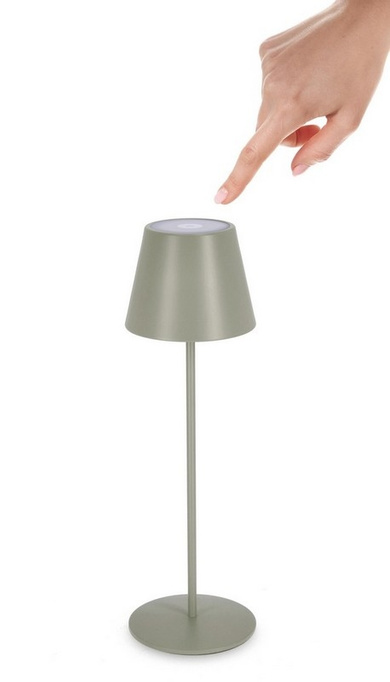 Lampa ogrodowa LED BOLZANO Etna H38 zielona metalowa 