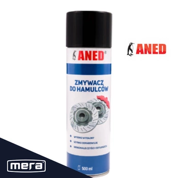Zmywacz do hamulców spray 500ml Aned