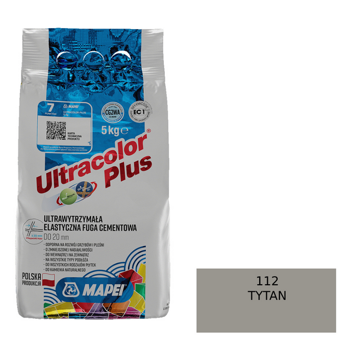 Mapei Ultracolor Plus Fuga - 112 Titan 5 kg