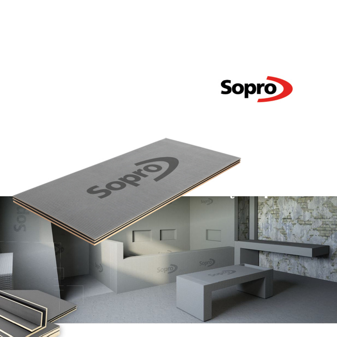 SOPRO Board S Płyta budowlana XPS 1300x600x 12,5 mm 8053201P