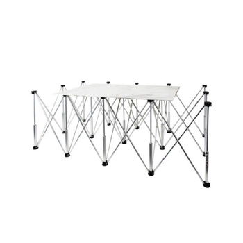 BIHUI Stolik glazurniczy aluminiowy składany  LLFT  221x113cm