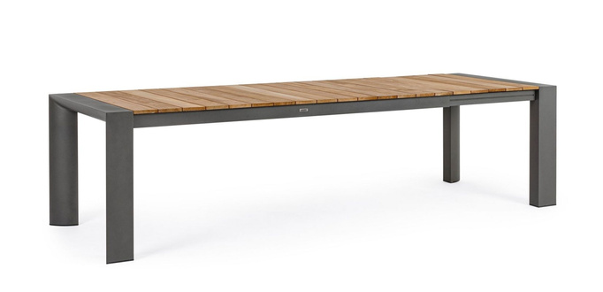 Stół rozkładany ogrodowy BOLZANO Carmine 228-294 cm antracyt
