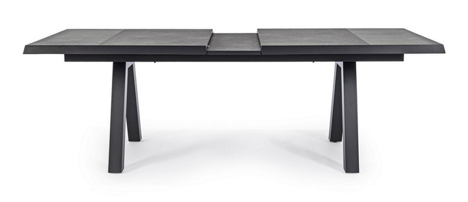Stół ogrodowy rozkładany BOLZANO Kastor 205x265/103 cm antracytowy - EKSPOZYCJA