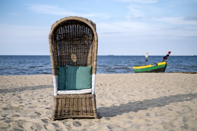 St Tretez Beach Rattan Basket