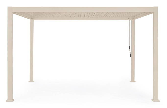 Zadaszenie ogrodowe , Pergola BOLZANO Roma LED 3x4 m beżowa