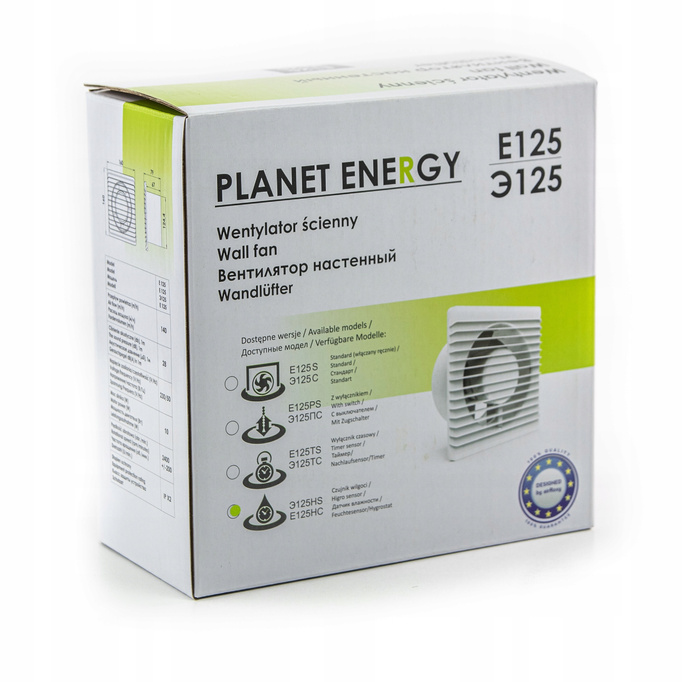 Wentylator łazienkowy AIRROXY Energy Planet 100 S FI100