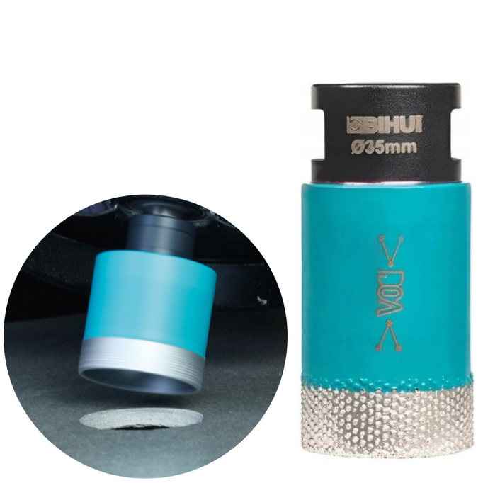 Bihui otwornica 35mm koronka diamentowa do gresu ,na szlifierkę M14