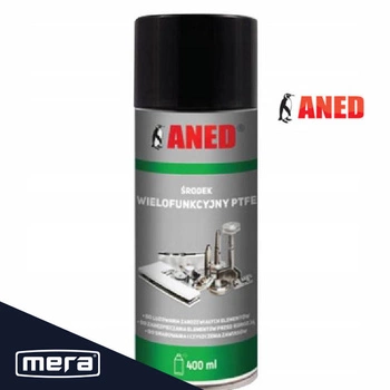 Środek wielofunkcyjny spray PTFE konserwująco- naprawczy 400ml Aned