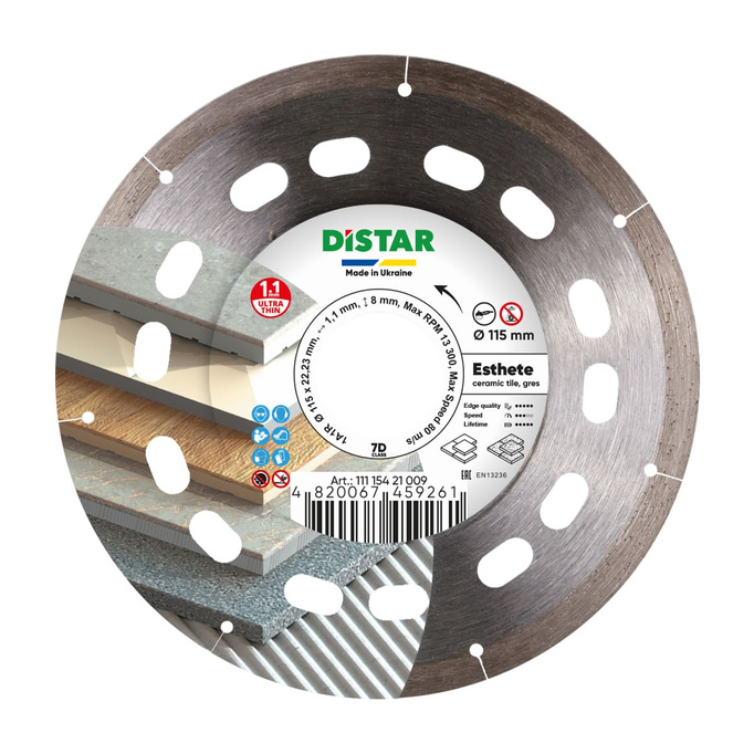 DISTAR Tarcza diamentowa 115mm ESTHETE 11115421009