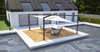 CRO 300x300cm Antracite Sailling Terrace Roofing