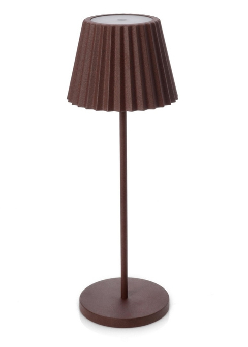 BOLZANO Lampa ogrodowa LED Artika H36 brązowa metalowa 36 cm