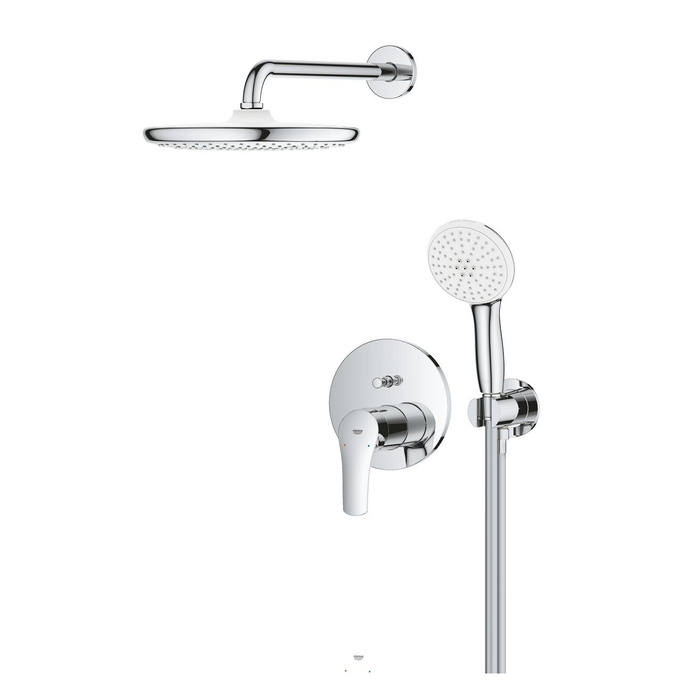 Grohe Eurosmart Podtynkowy zestaw prysznicowy z deszczownicą Tempesta 250 chrom 25288000