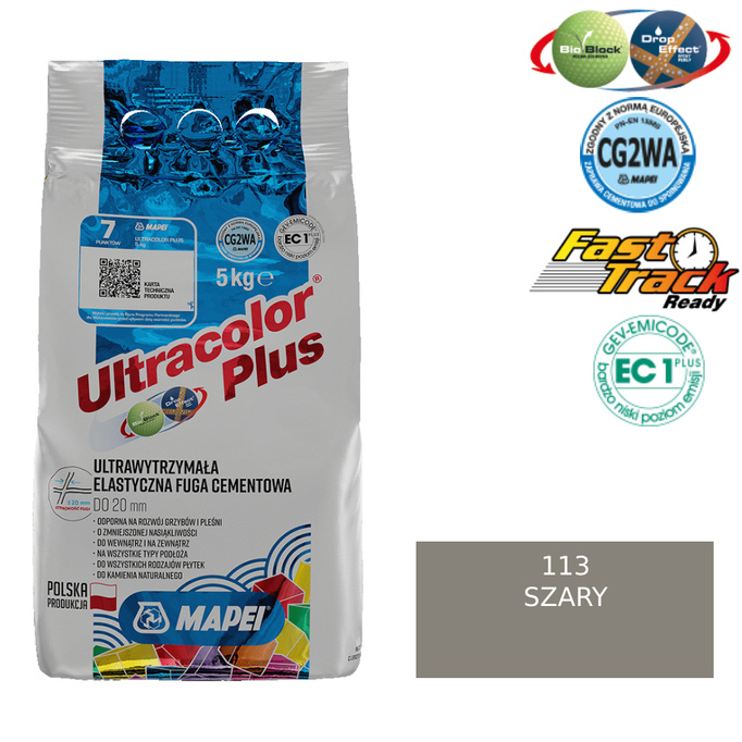 MAPEI Ultracolor Plus Fuga - 113 šedá 5 kg