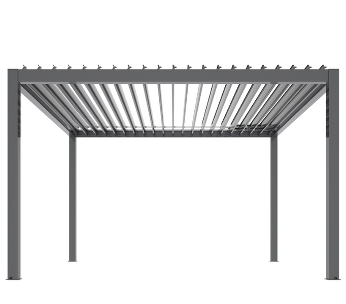 Pergola elektryczna Esti&Esta LUXE 3x4m antracyt z LED