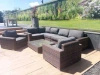Meble ogrodowe MILANO II Royal Piaskowy + 2 x fotel Milano - EKSPOZYCJA