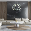 Lampa wisząca MILAGRO Globe ML3808 chrom - EKSPOZYCJA