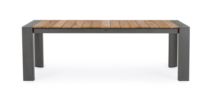 Stół rozkładany ogrodowy BOLZANO Carmine 228-294 cm antracyt