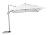 Parasol ogrodowy 3m x 4m BOLZANO Santorino aluminium szary