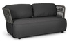 BOLZANO Sofa 2-osobowa ogrodowa Porto antracytowa  167 cm