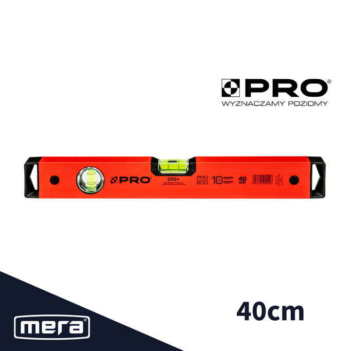 Poziomica 40cm aluminiowa PRO600 PRO-A1040