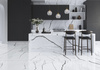 Magnifica s velkými formáty dlaždice Marquina Blanco Wall-Pogowe Gloss 80x160 Imitace mramorového bílého