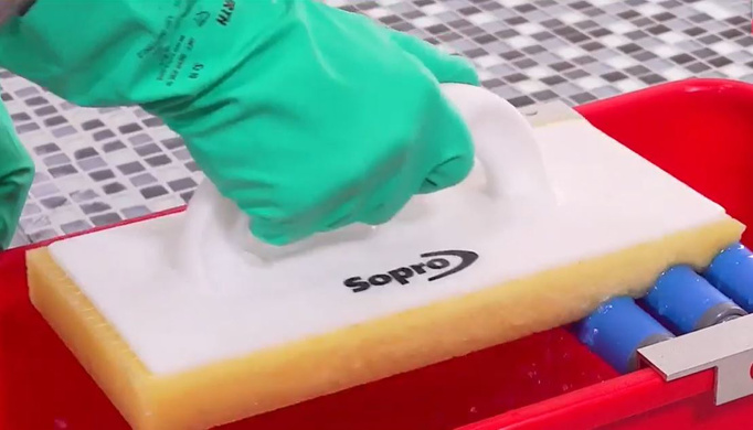 Design Sopro DFX 10 bílých epoxidových fugue 3kg 1201