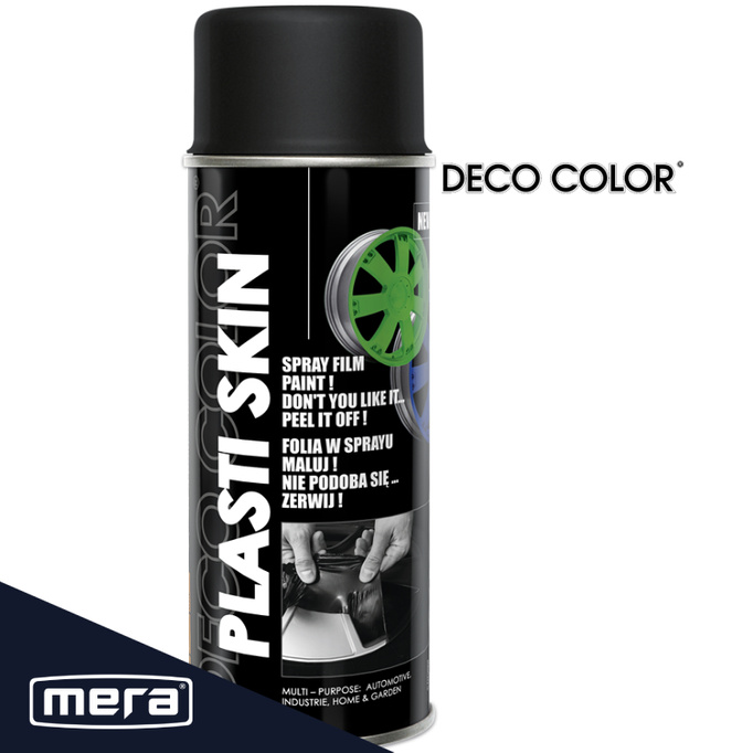Spray Deco Color Plasti Skin Black RAL9005 400ML 17600