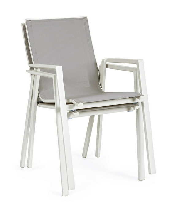 Krzesło ogrodowe BOLZANO Kolli beżowe 56,2 x 60 x 88 cm