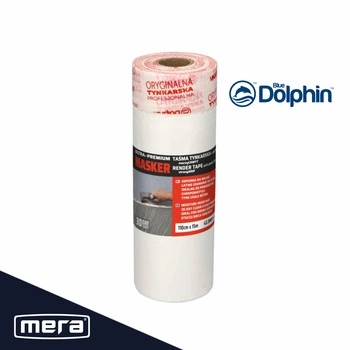 Antychlap foliowy Masker tynkarski 110cm/15m Blue dolphin