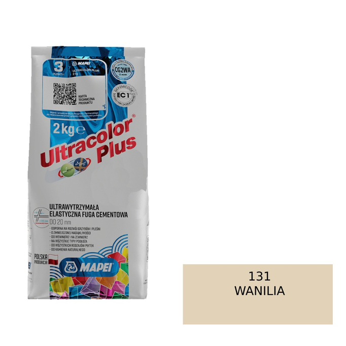 MAPEI Ultracolor Plus Fuga - 131 Vanilla 2 kg