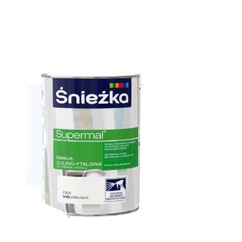 Śnieżka Supermal RAL9003 0,8L biały półpołysk